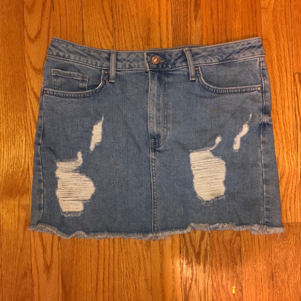 Stretchy denmin skirt